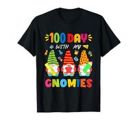 100 Days with My Gnomies Happy 100th Day of School Nain T-Shirt