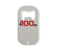 + 100 Décapsuleur Power Up Drag Race Racing en acier inoxydable argenté