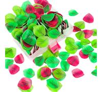 100 Décorations de gâteaux comestibles, Différentes tailles, Papier gaufré, Décorations de gâteaux colorées Avec boîte Pour Mariage, Anniversaire, Remise de diplôme