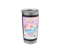 100% d'énergie hors du bureau, vacances, plage, mer Gobelet isotherme en acier inoxydable double paroi