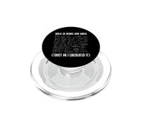 100% des Gens Aiment Les mathématiques mathématiques Club étudiant géométrie PopSockets PopGrip pour MagSafe