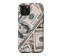 100 Dollar Bill Argent Devise US Cash Entrepreneur Finance Coque pour iPhone 11 Pro