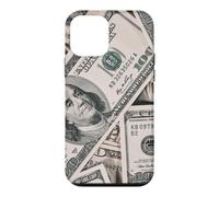 100 Dollar Bill Argent Devise US Cash Entrepreneur Finance Coque pour iPhone 12 Mini