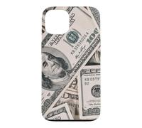 100 Dollar Bill Argent Devise US Cash Entrepreneur Finance Coque pour iPhone 13