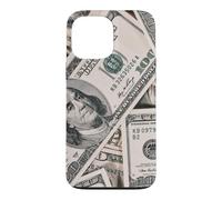 100 Dollar Bill Argent Devise US Cash Entrepreneur Finance Coque pour iPhone 13 Pro Max