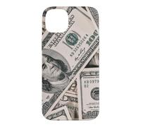 100 Dollar Bill Argent Devise US Cash Entrepreneur Finance Coque pour iPhone 14 Plus