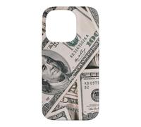 100 Dollar Bill Argent Devise US Cash Entrepreneur Finance Coque pour iPhone 14 Pro