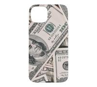 100 Dollar Bill Argent Devise US Cash Entrepreneur Finance Coque pour iPhone 15 Plus