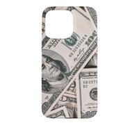 100 Dollar Bill Argent Devise US Cash Entrepreneur Finance Coque pour iPhone 15 Pro Max