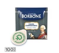 100 Dosettes Caffe' Borbone Mélange Noir Ese 44 MM Papier Unidoses Filtre Gusto