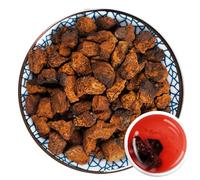 100% Dried Chaga Mushroom 100G/3.52oz cubes de champignons chaga crus purs avec coque noire