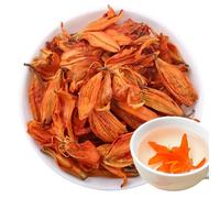 100% Dried Lily 35g/1.23oz Frais, Feuilles en Vrac sans OGM, Fleurs séchées Naturelles, Herbes savonneuses, lys pour thé, sirop, Boisson, Boulangerie, beauté DIY, sachets et épices fraîches