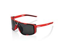 100% - Eastcraft - Lunettes de soleil Soft Tact Red - Black Mirror