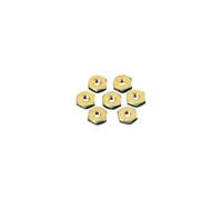 100 Ecrous hexagonaux DIN 934 laiton M 4 Toolcraft
