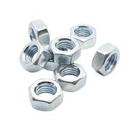 100 écrous hexagonaux en acier à filetage métrique DIN934 M2 M2.5 M3 M3.5 M4 M5 M6(M3.5-100pcs)