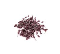 100 embouts isolés E0508/E7508/E1008/1508 | Connecteur de fil d'extrémité de cordon, sertissage électrique pressé à froid(Brown,E4009)
