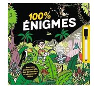 100 % Énigmes - Avec Une Loupe Magique Et Un Feutre Effaçable