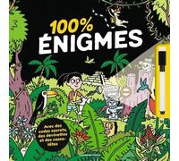 100 % Énigmes - Avec Une Loupe Magique Et Un Feutre Effaçable