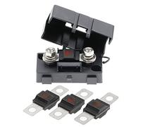 100 ensemble ANS trompette fourche bouchon fusible 32V 40A 50A 60A 70A 80A 100A 125A 150A 200A boulon fixe Film d'assurance + ANS-8 Base de plaque sécurité(40a)