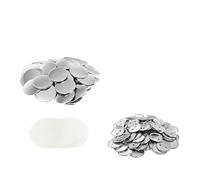 100 ensembles Base givrée Badge blanc broche bouton fabricant pièces matériel fournitures 58mm bricolage boutons faisant Machine de presse