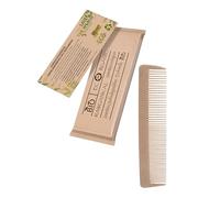 100 ensembles de peignes écologiques | Dans chaque confection, un peigne emballé individuellement | Parfait pour les hôtels, les voyages et les maisons rurales | Kit d'aménities, 100 Kits