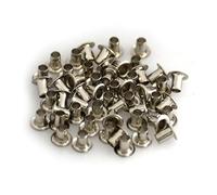 100 ensembles d'oeillets en laiton sans rondelle 1.5mm/2mm/2.5mm, réparation artisanale du cuir, œillet rond, anneau de chaussures, sac vêtements, ceinture en cuir, chapeau