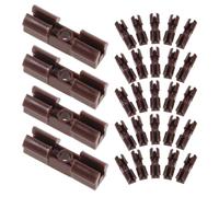 100 Ensembles Fermetures Dissimulées Métalliques pour Panneaux, Montage | Conception Autobloquante, Raccords Stables pour Menuiserie, Armoires, Panneaux de Dressing, Pergolas et Agencement Intérieur