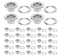 100 Ensembles Œillets Métalliques de Couture pour Lacets de | Réparation Chaussures, Structure Rivet Creux Rondelles, Usage Extérieur, Application Polyvalente