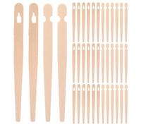 100 Ensembles Pinces à Baguettes Style Européen, Lot 100 | Service Hygiénique pour Snacks et Biscuits, Apprentissage Autonome, Finition Bois , École et Réunions