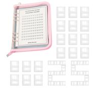 100 Envelope Savings Challenge Binder - Savings Challenges Binder | Money Saving Budget Binder, Reusable Waterproof Money Binder For Cash Saving, Saving Money