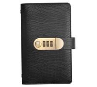 100 Envelopes Money Saving Challenge, 7x4.3 Inch PU Money Saving Book with Coded Lock 100 Envelope Challenge in Fun & Motivating Way