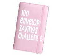 100 Enveloppes Défi d'Épargne Classeur Planificateur et du Budget | Planificateur Budget Épargne Défi Épargne Planificateur Organisateur Système Fixation Objectif Pour Maison École Femmes