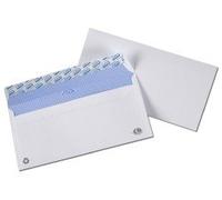 100 Enveloppes DL 110 x 220 mm sans fenêtre papier velin 80 gr