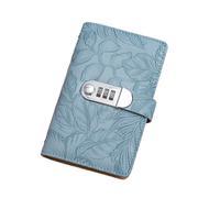 100 enveloppes for sauver les couples de défi au carnet notes avec verrouillage par mot passe, classeur d'épargne, livre caisse réutilisable pour Bureau Maison(Blue)