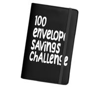 100 Enveloppes Money Saving Challenge - Budget Binder Savings Tracker Planner | 100 jours défier l'organisateur financier composant de services publics avec des pages de fixation d'objectifs p