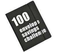 100 enveloppes pour défi d'économie d'argent, 100 enveloppes pour économiser de l'argent | Planificateur d'économie d'argent pour organiser les reçus et les factures pour les étudiants, les diplômés