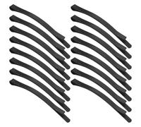 100 Épingles à Cheveux Noires en Alliage, Pince Plate Classique | Finition Peinture Simple, Format Portable, pour Chignon et Mèches Rebelles, Lot de 100 Pièces