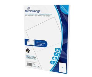100 ETIQUETTE AUTOCOLLANTE 210 x 148.5mm Mediarange pour LASER et JET D'ENCRE