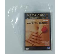 100 etuis Pochettes Protection Plastique avec Rabat Autocollant pour boitiers DVD et Jeux Vidéos WII etc