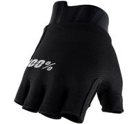 100% Exceeda Gel Gants de vélo, noir, Taille S