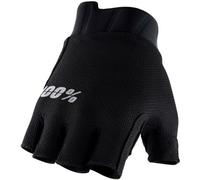 100% Exceeda Gel Gants De Vélo, Noir, Taille S Pour Hommes Noir