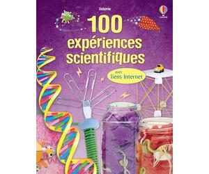 100 expériences scientifiques - avec liens internet - Georgina Andrews - Usborne - broché - Document jeunesse