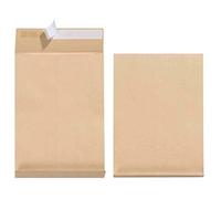 100 Faltentaschen Versandtaschen DIN B4 mit 4cm Falte