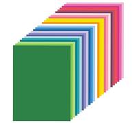 100 feuilles - 120g Tonpapier A4 couleur, Bastelpapier couleur papier imprimant - 25 couleurs