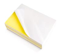 100 Feuilles A4 Autocollant Imprimante Papier Etiquette Adhésif Autocollant imprimante Blanc parfait pour Imprimante à Jet d'Encre