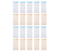 100 Feuilles Cartes de Pointage Papier Recto-verso, Épais | Double Face, Perforations Précises, Léger et Portable, pour Suivi des Heures, Petits Commerces, Écoles