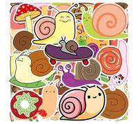 100 Feuilles D'Autocollants D'Escargot De Dessin Animé, Colorés Et Mignons - Graffiti Pour Enfants, Imperméables, Blocs-Notes
