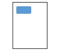 100 feuilles de papier avec étiquette intégrée pour facturation via Seller central Amazon - Etiquette format standard 45 X 85 mm