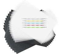 100 feuilles de papier carbone noir et 50 feuilles blanches de traçage avec 5 outils de gaufrage carbone pour traçage