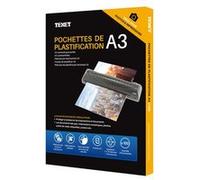 100 Feuilles de plastification A3 150 microns